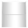Mueble zapatero con espejo 2 niveles blanco brillo 63x17x67 cm de vidaXL, Zapateros y organizadores de calzado - Ref: Foro24-...