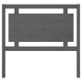 Solid gray pine wood bed headboard 105.5x4x100 cm by vidaXL, Headboards and footboards - Ref: Foro24-817927, Price: 57,66 €, ...