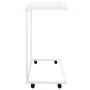 White plywood side table with wheels 55x35x70 cm by vidaXL, Coffee table - Ref: Foro24-343103, Price: 41,68 €, Discount: %