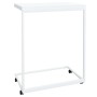 White plywood side table with wheels 55x35x70 cm by vidaXL, Coffee table - Ref: Foro24-343103, Price: 42,51 €, Discount: %