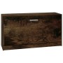 Bank Schuhmacher aus geräucherter Eichen-Sperrholzplatte 80x24x45 cm von vidaXL, Schuhregale und Schuhorganisatoren - Ref: Fo...