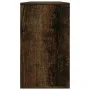 Banco zapatero madera contrachapada roble ahumado 80x24x45 cm de vidaXL, Zapateros y organizadores de calzado - Ref: Foro24-3...