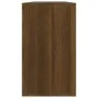 Banco zapatero madera contrachapada marrón roble 80x24x45 cm by vidaXL, Shoe racks and shoe organizers - Ref: Foro24-342646, ...
