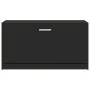 Black plywood shoe bench 80x24x45 cm by vidaXL, Shoe racks and shoe organizers - Ref: Foro24-342641, Price: 72,68 €, Discount: %