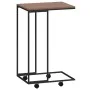 Black plywood side table with wheels 40x30x63.5 cm by vidaXL, Coffee table - Ref: Foro24-343096, Price: 32,98 €, Discount: %