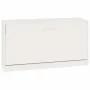 Schuhbank aus glänzend weißem Sperrholz, 80 x 24 x 45 cm von vidaXL, Schuhregale und Schuhorganisatoren - Ref: Foro24-342643,...