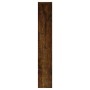 Schuhschrank und Spiegel mit 3 Ebenen in geräucherter Eiche, 63x17x102,5 cm. von vidaXL, Schuhregale und Schuhorganisatoren -...