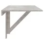 Concrete gray plywood folding wall table 100x60x56 cm by vidaXL, Folding tables - Ref: Foro24-342648, Price: 78,21 €, Discoun...