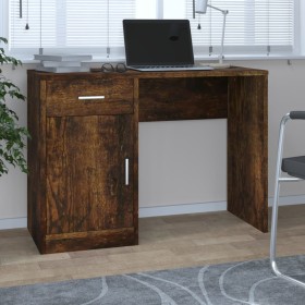 Escritorio con cajón y armario contrachapada 100x40x73 cm de vidaXL, Escritorios - Ref: Foro24-342656, Precio: 85,21 €, Descu...