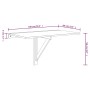 Sonoma gray plywood folding wall table 100x60x56 cm by vidaXL, Folding tables - Ref: Foro24-342651, Price: 62,57 €, Discount: %
