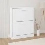 Weißer Schuhschrank aus Sperrholz, 59 x 17 x 81 cm von vidaXL, Schuhregale und Schuhorganisatoren - Ref: Foro24-342534, Preis...