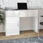 Desk with drawer and plywood cabinet 100x40x73 cm by vidaXL, Desks - Ref: Foro24-342655, Price: 98,53 €, Discount: %