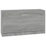 Sonoma gray plywood shoe bench 80x24x45 cm by vidaXL, Shoe racks and shoe organizers - Ref: Foro24-342645, Price: 68,55 €, Di...
