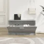 Sonoma gray plywood shoe bench 80x24x45 cm by vidaXL, Shoe racks and shoe organizers - Ref: Foro24-342645, Price: 68,55 €, Di...