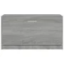 Sonoma gray plywood shoe bench 80x24x45 cm by vidaXL, Shoe racks and shoe organizers - Ref: Foro24-342645, Price: 68,55 €, Di...