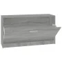 Sonoma gray plywood shoe bench 80x24x45 cm by vidaXL, Shoe racks and shoe organizers - Ref: Foro24-342645, Price: 68,55 €, Di...