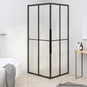 ESG shower cabin black frosted 90x70x180 cm by vidaXL, shower doors - Ref: Foro24-151858, Price: 334,23 €, Discount: %