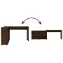Eckschreibtisch aus geräuchertem Eichensperrholz von vidaXL, Schreibtische - Ref: Foro24-342662, Preis: 166,62 €, Rabatt: %