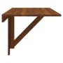Oak brown plywood folding wall table 100x60x56 cm by vidaXL, Folding tables - Ref: Foro24-342652, Price: 79,33 €, Discount: %