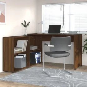 Oak Brown Plywood Corner Desk by vidaXL, Desks - Ref: Foro24-342664, Price: 113,97 €, Discount: %