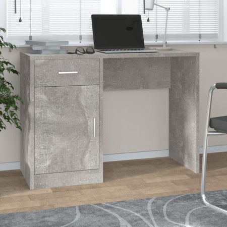 Escritorio con cajón y armario contrachapada 100x40x73 cm de vidaXL, Escritorios - Ref: Foro24-342654, Precio: 91,55 €, Descu...