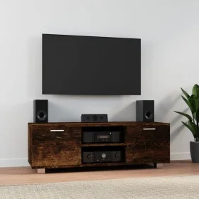 TV-Schrank aus geräuchertem Eichensperrholz, 120 x 40,5 x 35 cm von vidaXL, TV-Möbel - Ref: Foro24-342619, Preis: 93,80 €, Ra...