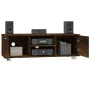 TV-Schrank aus geräuchertem Eichensperrholz, 120 x 40,5 x 35 cm von vidaXL, TV-Möbel - Ref: Foro24-342619, Preis: 93,80 €, Ra...