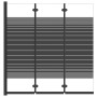 3-Paneel-Faltduschkabine ESG schwarz 130x130 cm von vidaXL, Duschtüren - Ref: Foro24-151864, Preis: 165,93 €, Rabatt: %
