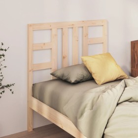 Cabecero de cama madera maciza de pino 96x4x100 cm de vidaXL, Cabeceros y pies de cama - Ref: Foro24-817820, Precio: 25,75 €,...