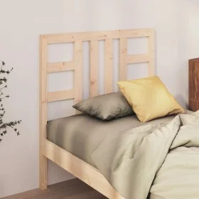 Solid pine wood bed headboard 96x4x100 cm by vidaXL, Headboards and footboards - Ref: Foro24-817820, Price: 25,45 €, Discount: %