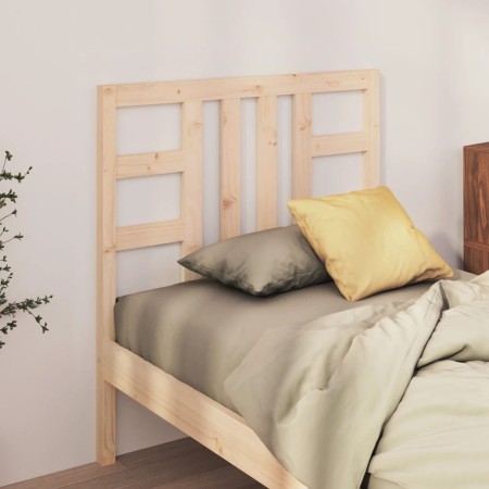 Solid pine wood bed headboard 96x4x100 cm by vidaXL, Headboards and footboards - Ref: Foro24-817820, Price: 25,75 €, Discount: %