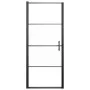 Puerta de ducha vidrio semiesmerilado negro 81x195 cm de vidaXL, Puertas de ducha - Ref: Foro24-151865, Precio: 197,69 €, Des...