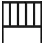 Solid black pine wood bed headboard 96x4x100 cm by vidaXL, Headboards and footboards - Ref: Foro24-817724, Price: 20,50 €, Di...