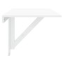 Weißer glänzender Sperrholz-Klapptisch 100x60x56 cm von vidaXL, Klapptische - Ref: Foro24-342649, Preis: 72,36 €, Rabatt: %