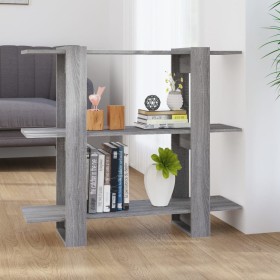 Sonoma gray shelving/space divider 100x30x87 cm by vidaXL, Bookcases and shelves - Ref: Foro24-813567, Price: 48,38 €, Discou...