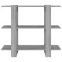 Estantería/divisor de espacios gris Sonoma 100x30x87 cm de vidaXL, Librerías y estanterías - Ref: Foro24-813567, Precio: 47,8...