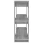 Sonoma graues Regal/Raumteiler 100x30x87 cm von vidaXL, Bücherregale und Regale - Ref: Foro24-813567, Preis: 47,82 €, Rabatt: %