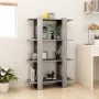 Estantería/divisor de espacios gris Sonoma 80x30x123,5 cm de vidaXL, Librerías y estanterías - Ref: Foro24-813576, Precio: 42...
