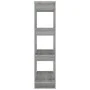 Estantería/divisor de espacios gris Sonoma 80x30x123,5 cm de vidaXL, Librerías y estanterías - Ref: Foro24-813576, Precio: 42...