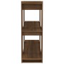 Regal/Raumteiler aus brauner Eiche, 100 x 30 x 87 cm von vidaXL, Bücherregale und Regale - Ref: Foro24-813568, Preis: 52,61 €...
