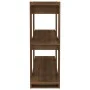 Regal/Raumteiler aus brauner Eiche, 100 x 30 x 87 cm von vidaXL, Bücherregale und Regale - Ref: Foro24-813568, Preis: 51,96 €...