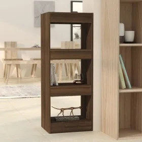 Oak brown engineered wood shelf/divider 40x30x103 cm by vidaXL, Bookcases and shelves - Ref: Foro24-813589, Price: 47,94 €, D...