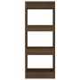 Oak brown engineered wood shelf/divider 40x30x103 cm by vidaXL, Bookcases and shelves - Ref: Foro24-813589, Price: 48,57 €, D...