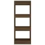 Oak brown engineered wood shelf/divider 40x30x103 cm by vidaXL, Bookcases and shelves - Ref: Foro24-813589, Price: 47,94 €, D...