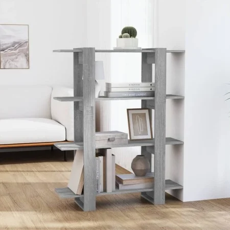 Gray Sonoma shelf/space divider 100x30x123.5 cm by vidaXL, Bookcases and shelves - Ref: Foro24-813564, Price: 53,12 €, Discou...