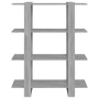 Sonoma grau Regal/Raumteiler 100x30x123,5 cm von vidaXL, Bücherregale und Regale - Ref: Foro24-813564, Preis: 53,70 €, Rabatt: %