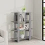 Gray Sonoma shelf/space divider 100x30x123.5 cm by vidaXL, Bookcases and shelves - Ref: Foro24-813564, Price: 53,12 €, Discou...