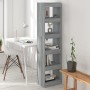 Sonoma graues Regal/Raumteiler 40x30x166 cm von vidaXL, Bücherregale und Regale - Ref: Foro24-813594, Preis: 62,58 €, Rabatt: %