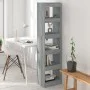 Sonoma gray shelving/space divider 40x30x166 cm by vidaXL, Bookcases and shelves - Ref: Foro24-813594, Price: 61,87 €, Discou...