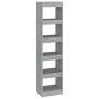 Estantería/divisor de espacios gris Sonoma 40x30x166 cm de vidaXL, Librerías y estanterías - Ref: Foro24-813594, Precio: 62,50 €